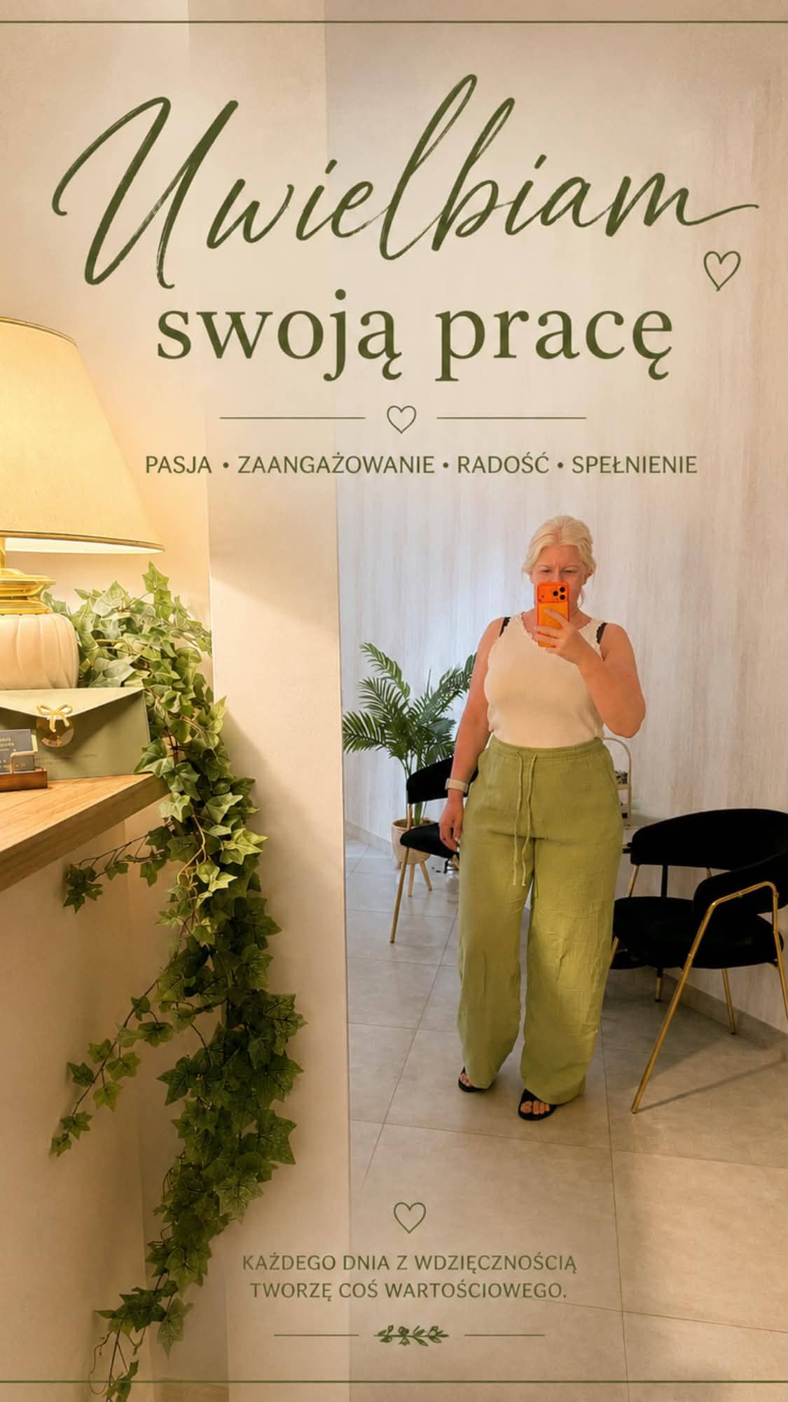 Uwielbiam swoją pracę